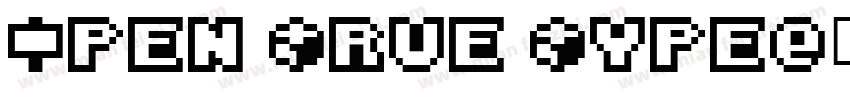 Open True Type字体转换
